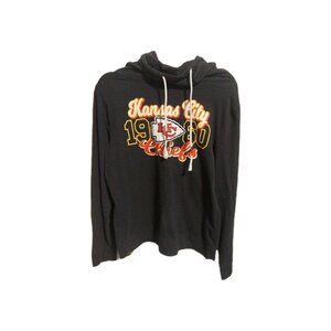 NFL Kansas City Chiefs Pullover Hoodie Cowl Sweatshirt Size L Patrick Mahomes